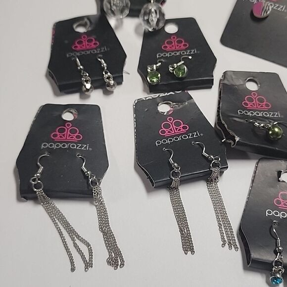 NWT 8 Pair of Paparazzi Earrings - Picture 2 of 4